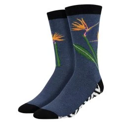 Socksmith Men's Bamboo Birds Of Paradise Socks