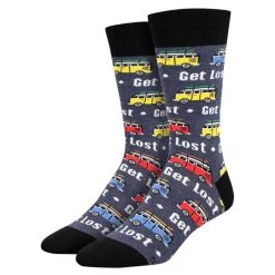 Socksmith Men's Get Lost Socks