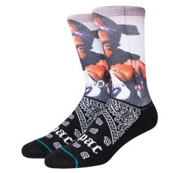 Stance Men's Tupac X Makaveli Crew Socks