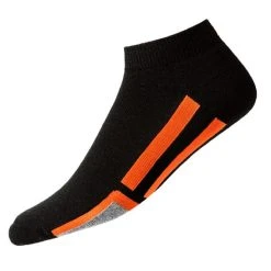 FootJoy Gents ProDry Sport Socks Black - Orange