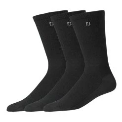 FootJoy Gents ProDry LtWt Socks 3 Pair Black