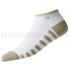 FootJoy Prodry Lightweight Low Sportlet Socks White - Driftwood