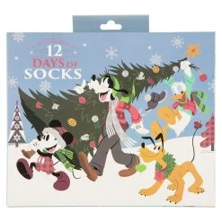 Disney Socks Gift Set - 12 Days Of Socks - Mickey And Friends