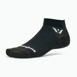 Swiftwick Aspire One Black Running Socks