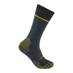 Carhartt Men's Force Midweight Steel Toe Crew Socks - 2-Pack
