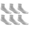Under Armour Men's Training Cotton Quarter Crew Socks - 6-Pack
