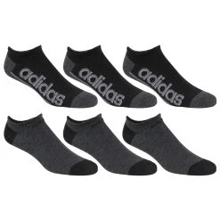 Adidas Linear Super Lite No Show Socks - 6-Pack