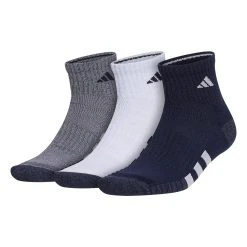 Adidas Men's Color Quarter Crew Socks - 3-Pack