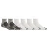 Columbia Men's Athletic Quarter Socks - 6-Pack