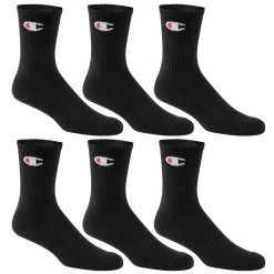 Champion Men's Crew Socks - 6-Pack