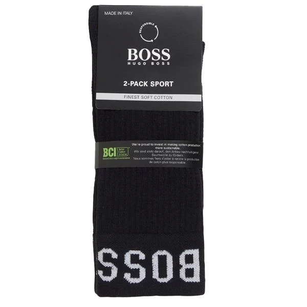 Boss Gents Sports Socks 2 Pack 43-46 Blue 402 - Image 3
