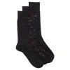 Boss Gents Socks Gift Set 3 Pr 40-46 Black 001