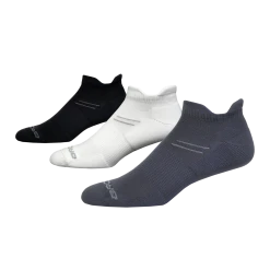BROOKS Run-In 3-Pack Socks (006 - Asphalt/White/Black)
