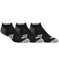 Puma Gents Essential Low Cut Socks 3 Pack Black