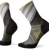 Smartwool PhD® Run Targeted Cushion Pattern Crew Socks (Charcoal)