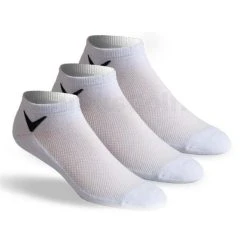 Callaway Gents 3-Pairs Sport Low Cut Socks White