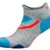 Balega UltraGlide No Show Running Socks (Mid Grey/Ethereal Blue)