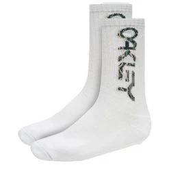 Oakley Gents B1B Socks 3 Pack Large White 100