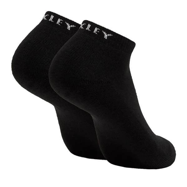 Oakley Gents Short Solid Socks 3 Pack Large Blackout 02E - Image 3