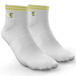 Ladies Socks Maria 2 Pair Pack White Lemon