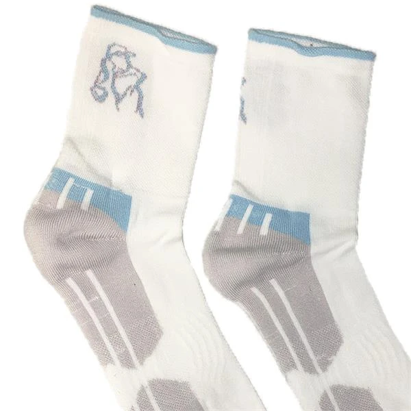Ladies Socks Patty 2-Pair Pack White - Turquoise - Image 3