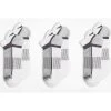 Saucony Inferno No Show Tab 3-Pack Socks (100 - White)
