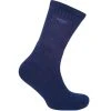 Gents Dunbar Crew Socks (2Pair) 6-11 Navy