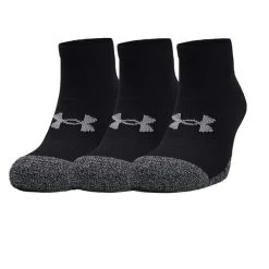 Under Armour Gents HeatGear® Lo Cut Golf 3-Pack Socks Black (001)
