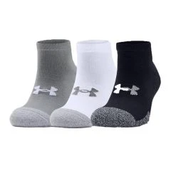 Under Armour Gents HeatGear® Lo Cut Golf 3-Pack Socks Steel (035)