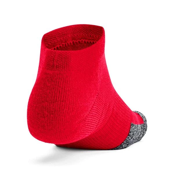 Under Armour Gents HeatGear® Lo Cut Golf 3-Pack Socks Red (600) - Image 3