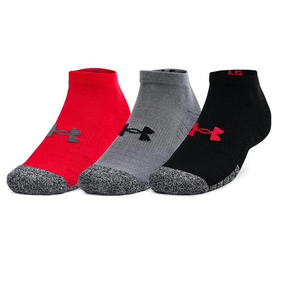 Under Armour Gents HeatGear® Lo Cut Golf 3-Pack Socks Red (600)