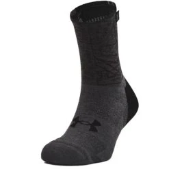 Under Armour Gents Dry Run Mid Crew Socks Black (001)