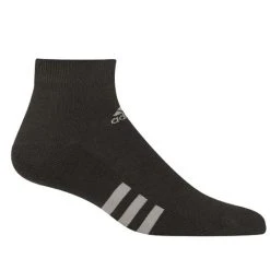 ADIDAS Gents Ankle 3 Pack Socks Black
