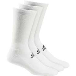 ADIDAS Gents Crew 3-Pack Socks White
