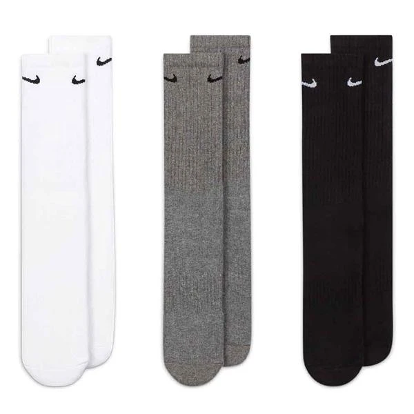 Nike Gents Crew Cushioned Socks Multicolour 3 Pairs (964)