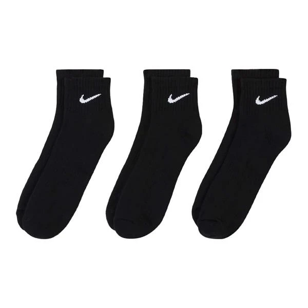 Nike Everyday Cushioned Ankle Socks 3-Pairs Black (010) - Image 2