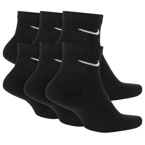 Nike Everyday Cushioned Angle Socks 6-Pack Black (010) - Image 2