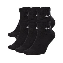 Nike Everyday Cushioned Angle Socks 6-Pack Black (010)