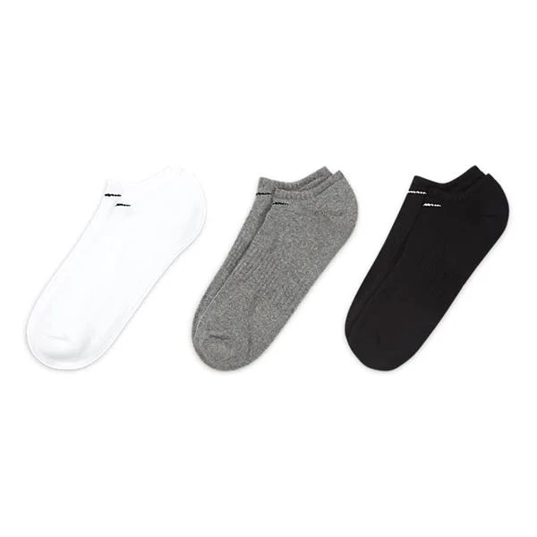 Nike Everyday Cushioned No-Shoe 3-Pack Socks Multicolour (964)