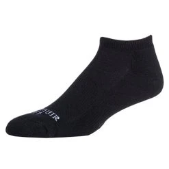 Gents Dryburgh No Show Socks (2 Pair) 6-11 Black