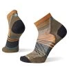 Smartwool Run Zero Cushion Ankle Pattern Socks (Black)