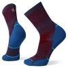Smartwool Run Targeted Cushion Pattern Mid Crew Socks (Deep Navy)