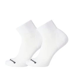 Smartwool Athletic Targeted Cushion Quarter Socks- White