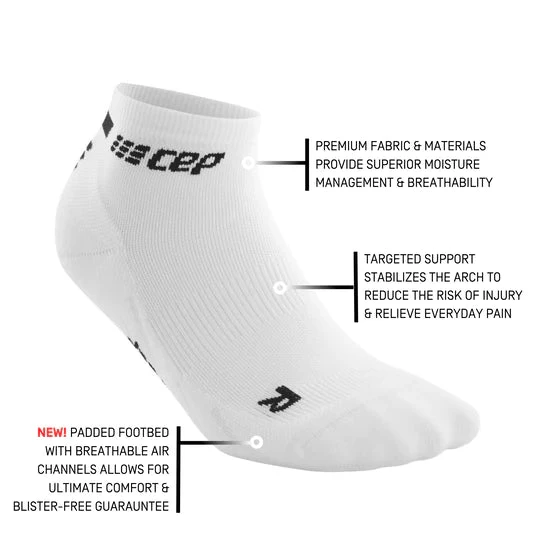 CEP Men's The Run Low Cut Socks 4.0 (White) - Image 5