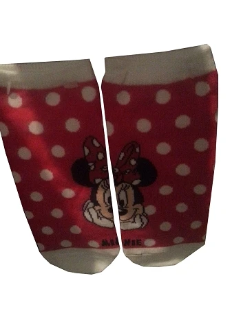 Disney Socks For Women - Polka Dot Minnie Mouse - Disney World