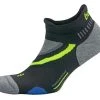 Balega UltraGlide No Show Running Socks (Black/Charcoal)
