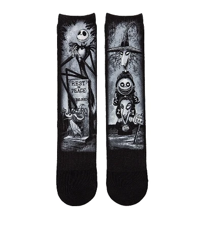 Disney Adult Socks - Jack Skellington And Friends - One Size