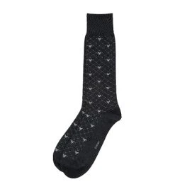 Disney Dress Socks For Men - Mickey Mouse Icons - Black