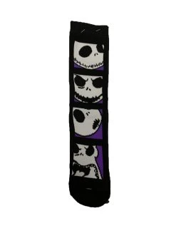 Disney Socks For Adults - Jack Skellington - Faces