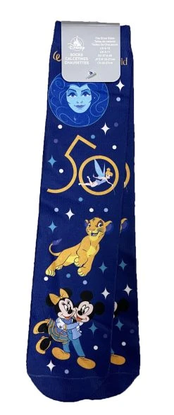 Disney Socks For Adults - 50th Anniversary - Walt Disney World